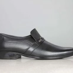 PRIVO By Inc5 MEN DOUBLE COUNTER EMBOSSED SLIPON-BLACK