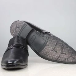PRIVO By Inc5 MEN DOUBLE COUNTER EMBOSSED SLIPON-BLACK