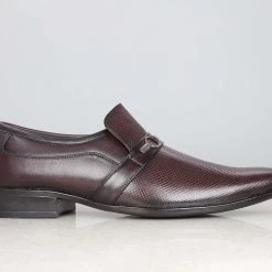 PRIVO By Inc5 MEN DOUBLE COUNTER EMBOSSED SLIPON-WINE