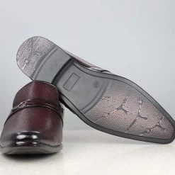PRIVO By Inc5 MEN DOUBLE COUNTER EMBOSSED SLIPON-WINE