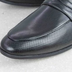 PRIVO By Inc5 MEN PIN EMBOSS FORMAL SLIPON-BLACK