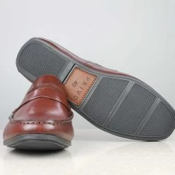 PRIVO By Inc5 SEMI GLOSS DRIVING SHOES-TAN MEN