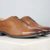 PRIVO By Inc5 SHOW STICH EMBOSSED OXFORD-TAN MEN