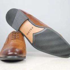 PRIVO By Inc5 SHOW STICH EMBOSSED OXFORD-TAN MEN