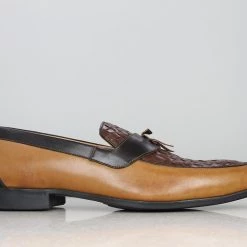 PRIVO By Inc5 FORMAL SLITED SLIPPON-BROWN