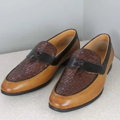 PRIVO By Inc5 FORMAL SLITED SLIPPON-BROWN