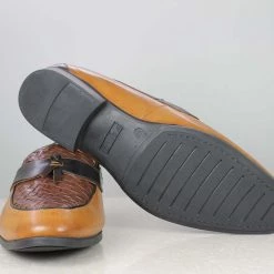 PRIVO By Inc5 FORMAL SLITED SLIPPON-BROWN