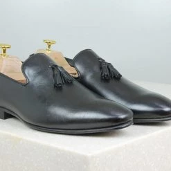 PRIVO By Inc5 BROOCH SLIPPON - BLACK