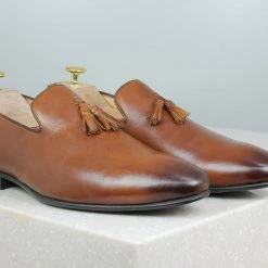 PRIVO By Inc5 BROOCH SLIPPON - TAN