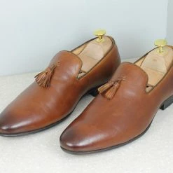 PRIVO By Inc5 BROOCH SLIPPON - TAN