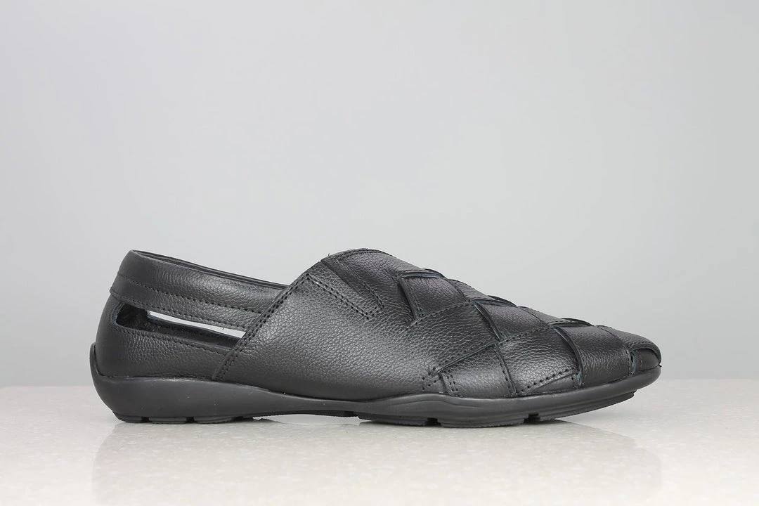 PRIVO By Inc5 WOVEN STRAP SANDAL - BLACK 6 PRIVO By Inc5 WOVEN STRAP SANDAL - BLACK