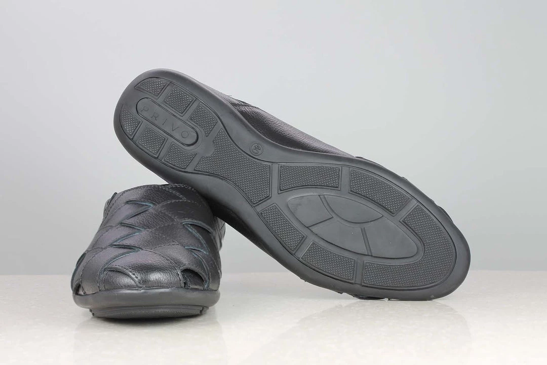 PRIVO By Inc5 WOVEN STRAP SANDAL - BLACK 7 PRIVO By Inc5 WOVEN STRAP SANDAL - BLACK