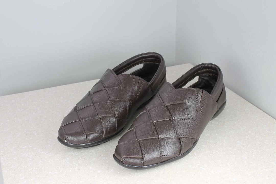 PRIVO By Inc5 WOVEN STRAP SANDAL - BROWN MEN 5 PRIVO By Inc5 WOVEN STRAP SANDAL - BROWN MEN