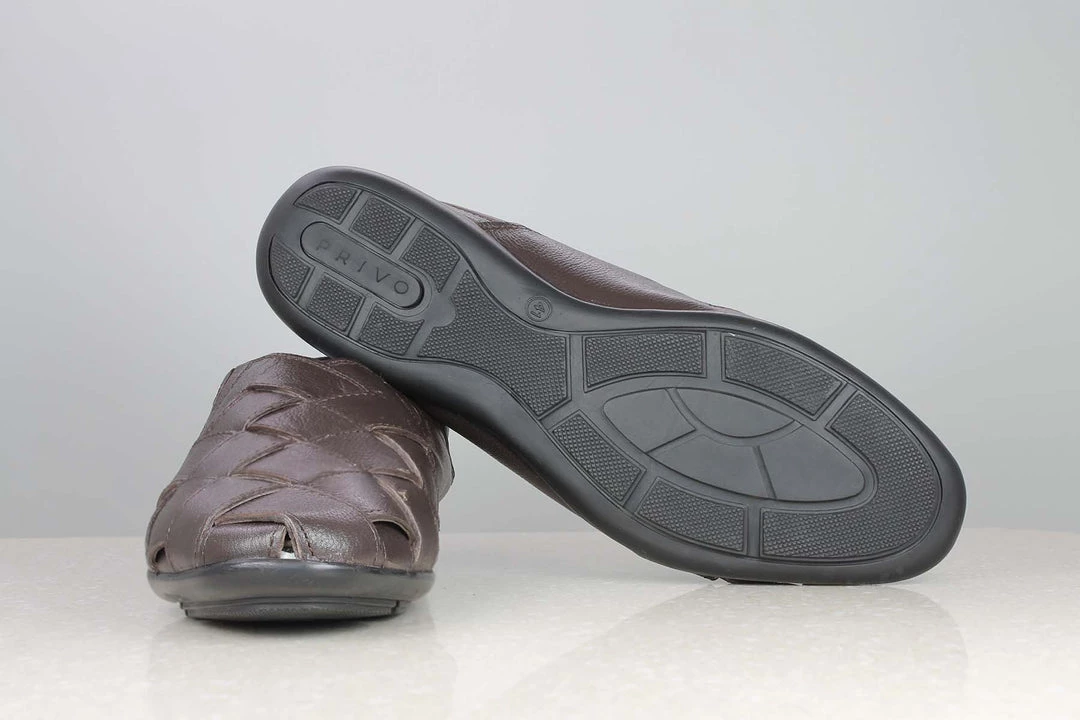 PRIVO By Inc5 WOVEN STRAP SANDAL - BROWN MEN 7 PRIVO By Inc5 WOVEN STRAP SANDAL - BROWN MEN