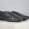 PRIVO By Inc5 WOVEN MILLED SANDAL - BLACK