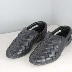 PRIVO By Inc5 WOVEN MILLED SANDAL - BLACK