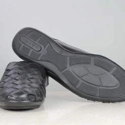 PRIVO By Inc5 WOVEN MILLED SANDAL - BLACK