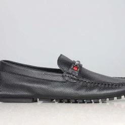 PRIVO By Inc5 MEN FLEXI DRIVING SHOES-BLACK