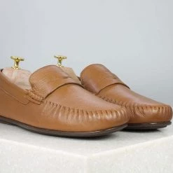 PRIVO By Inc5 FLEXI TPR DRIVING SHOES-TAN MEN