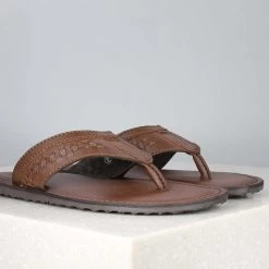 PRIVO By Inc5 THONG SLIPPER - BROWN MEN