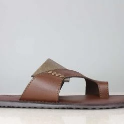 PRIVO By Inc5 CONTRA TOE SLIPPER - BROWN MEN