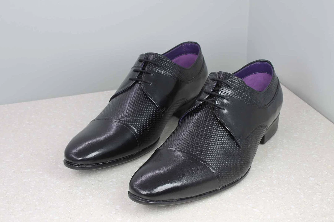 PRIVO By Inc5 PRINTED DERBY - BLACK MEN 5 PRIVO By Inc5 PRINTED DERBY - BLACK MEN