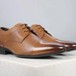 PRIVO By Inc5 MEN PRINTED DERBY - TAN