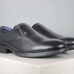 PRIVO By Inc5 MEN BROOCH FORMAL SLIPPON - BLACK