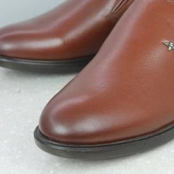 PRIVO By Inc5 BROOCH SLIPPON - BROWN