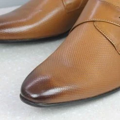 PRIVO By Inc5 MEN EMBOSS MONK - TAN 10 PRIVO By Inc5 MEN EMBOSS MONK - TAN