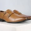 PRIVO By Inc5 EMBOSS DOUBLE MONK - TAN MEN