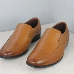 PRIVO By Inc5 FORMAL SLITED SLIPPON-TAN 10 PRIVO By Inc5 FORMAL SLITED SLIPPON-TAN