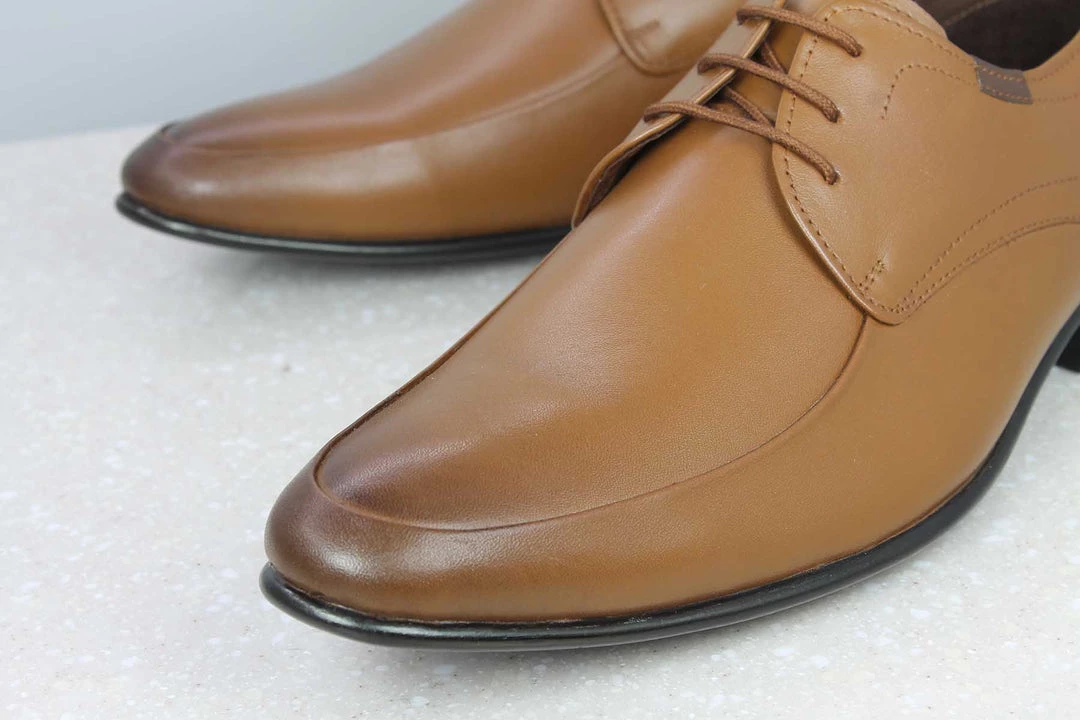PRIVO By Inc5 FORMAL DERBY - TAN 6 PRIVO By Inc5 FORMAL DERBY - TAN