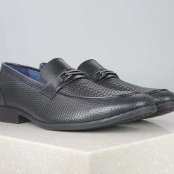 PRIVO By Inc5 DEEP EMBOSS SLIPPON-BLACK