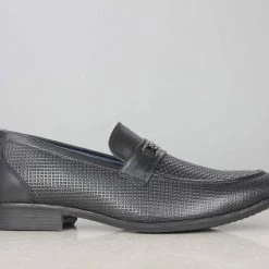 PRIVO By Inc5 DEEP EMBOSS SLIPPON-BLACK