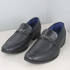 PRIVO By Inc5 DEEP EMBOSS SLIPPON-BLACK