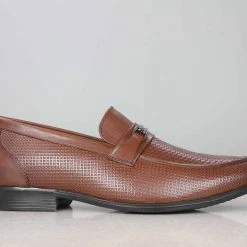 PRIVO By Inc5 DEEP EMBOSS SLIPPON-BROWN