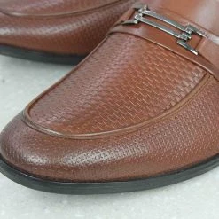 PRIVO By Inc5 DEEP EMBOSS SLIPPON-BROWN