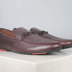 PRIVO By Inc5 EMBOSS VAMP SLIPPON-BORDO MEN