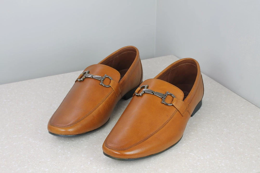 PRIVO By Inc5 TAPERING TOE SLIPPON - TAN MEN 5 PRIVO By Inc5 TAPERING TOE SLIPPON - TAN MEN