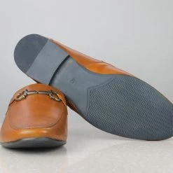 PRIVO By Inc5 TAPERING TOE SLIPPON - TAN MEN 11 PRIVO By Inc5 TAPERING TOE SLIPPON - TAN MEN