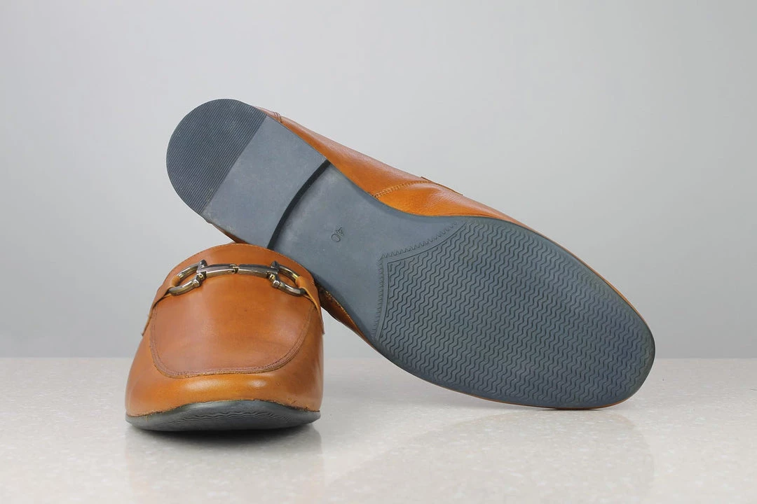 PRIVO By Inc5 TAPERING TOE SLIPPON - TAN MEN 7 PRIVO By Inc5 TAPERING TOE SLIPPON - TAN MEN