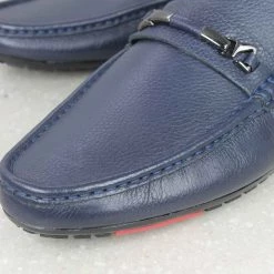 PRIVO By Inc5 MEN MILLED TRIM MOCCASIN - N.BLUE