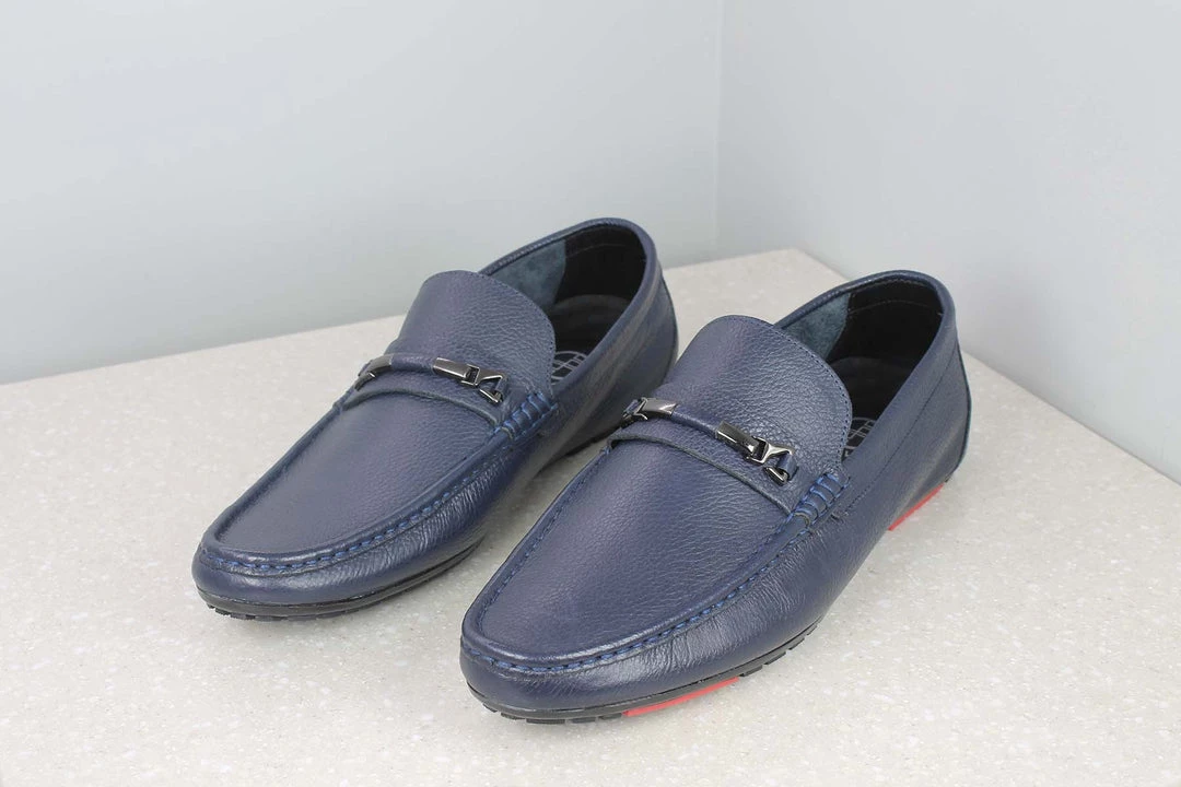 PRIVO By Inc5 MEN MILLED TRIM MOCCASIN - N.BLUE 5 PRIVO By Inc5 MEN MILLED TRIM MOCCASIN - N.BLUE
