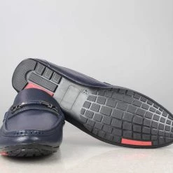 PRIVO By Inc5 MEN MILLED TRIM MOCCASIN - N.BLUE 11 PRIVO By Inc5 MEN MILLED TRIM MOCCASIN - N.BLUE