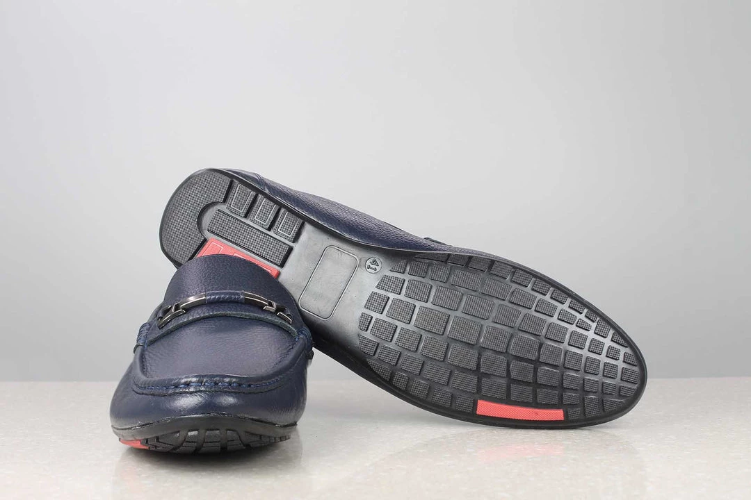 PRIVO By Inc5 MEN MILLED TRIM MOCCASIN - N.BLUE 7 PRIVO By Inc5 MEN MILLED TRIM MOCCASIN - N.BLUE