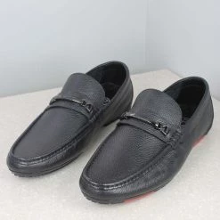 PRIVO By Inc5 MEN MILLED TRIM MOCCASIN-BLACK
