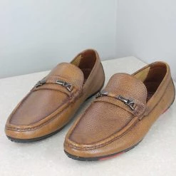 PRIVO By Inc5 MILLED TRIM MOCCASIN-R.TAN 9 PRIVO By Inc5 MILLED TRIM MOCCASIN-R.TAN