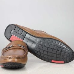 PRIVO By Inc5 MILLED TRIM MOCCASIN-R.TAN 11 PRIVO By Inc5 MILLED TRIM MOCCASIN-R.TAN