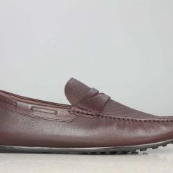 PRIVO By Inc5 EMBOSS VAMP MOCCASIN-BORDO MEN